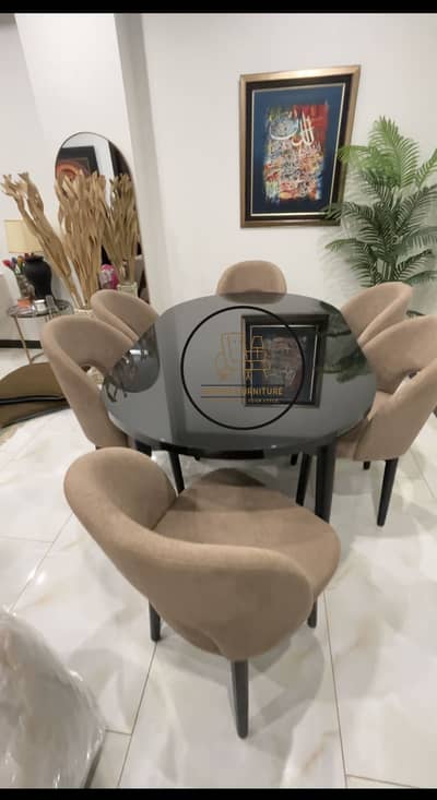 Dinning Table with Cut design