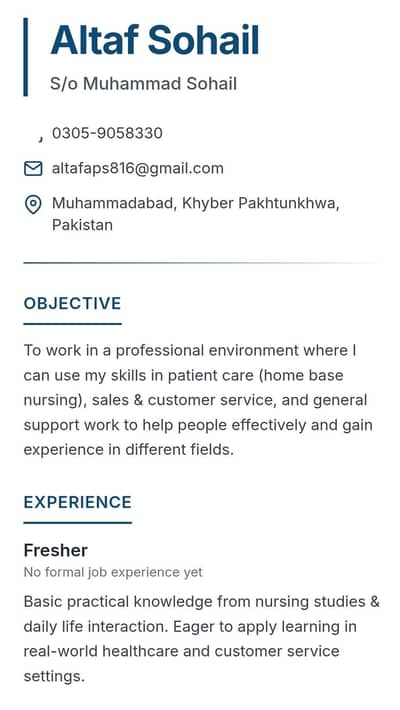 Need Job In Peshawar See My Bio Carefully