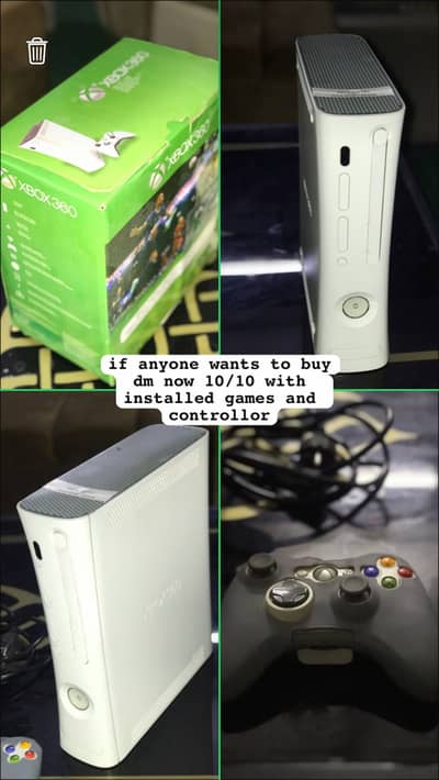 XBOX 360 Hardware 320gb With box and controller 9.5/10 condition