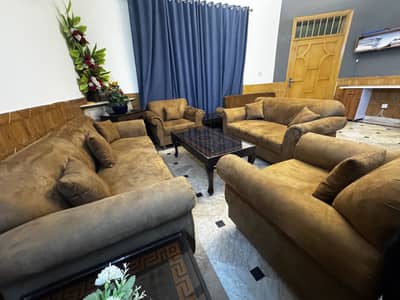 Sofa with tables