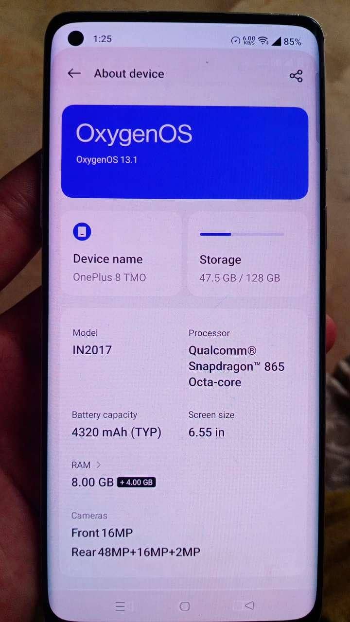 One Plus 8 4