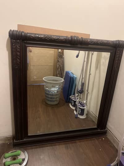 Solid wood mirror 4 by 4
