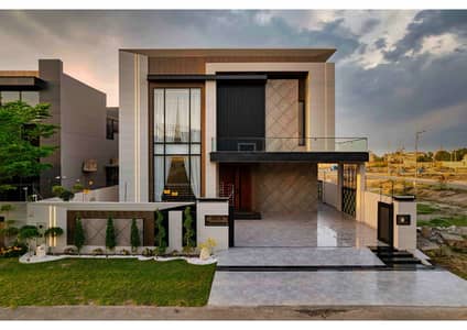 One Kanal Brand New Luxury Ultra-Modern Design Most Beautiful Bungalow 2 Servant Quarter In Basement For Sale At Prime Location Of DHA Lahore Near To Park Masjid & DHA Raya Fairways Commercial
