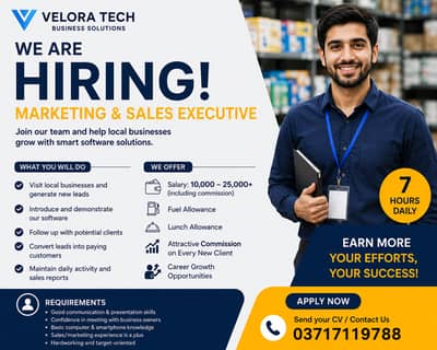 Marketing & Sales Executive (Software Sales)