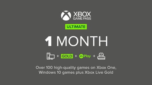 Xbox Gamepass 1 month