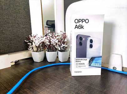 Oppo A6k 4+8 128 Brand new sealed pack