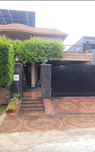 One Kanal Used Spanish Design 5-Bedroom Bungalow 15KV Solar Installed For Sale At Prime Location Of DHA Lahore Near To Park Masjid & Commercial Market.