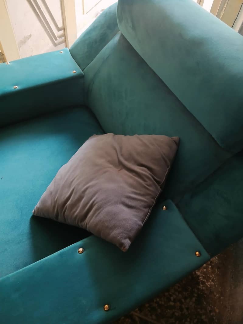 2 Two sofas [ 1 seater]. 1