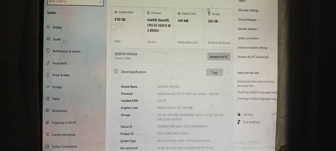 Dell t3600 xeone