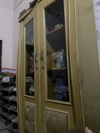 Wooden wardrobe
