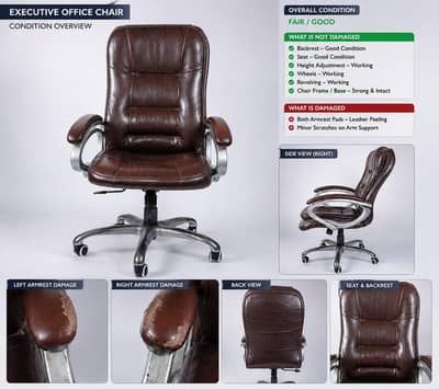 Office Chair for Work From Home | Revolving & Adjustable