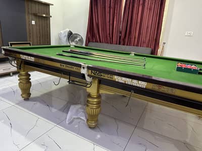Wooden Snooker table 5 by 10