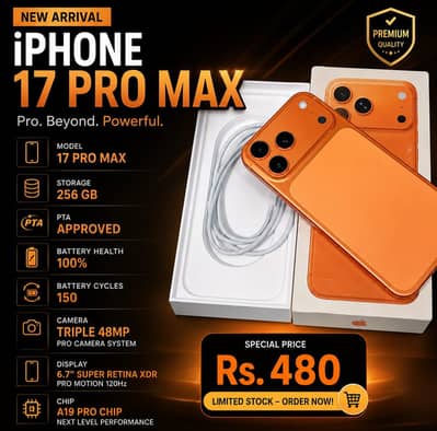 iphone 17 pro max pta approved han