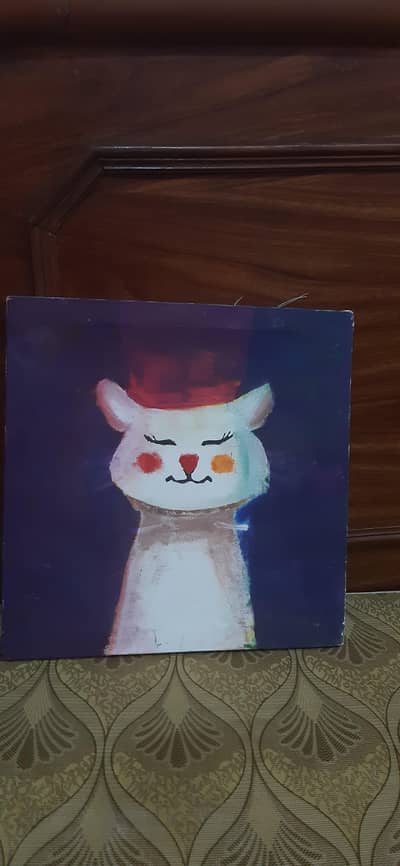 Cute cat painting  