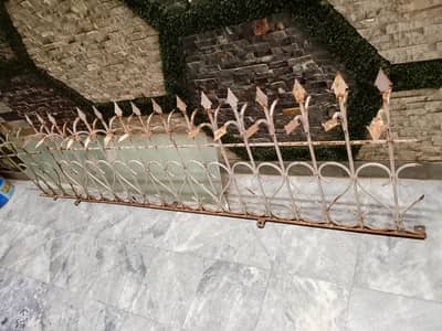 Protective iron stand for walls