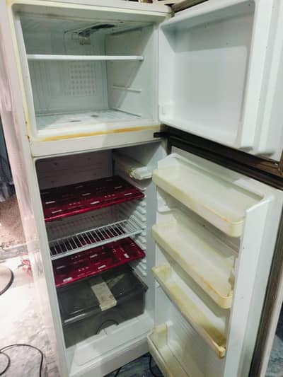 Double Door Fridge - Gas Refill Required - Working Condition"
