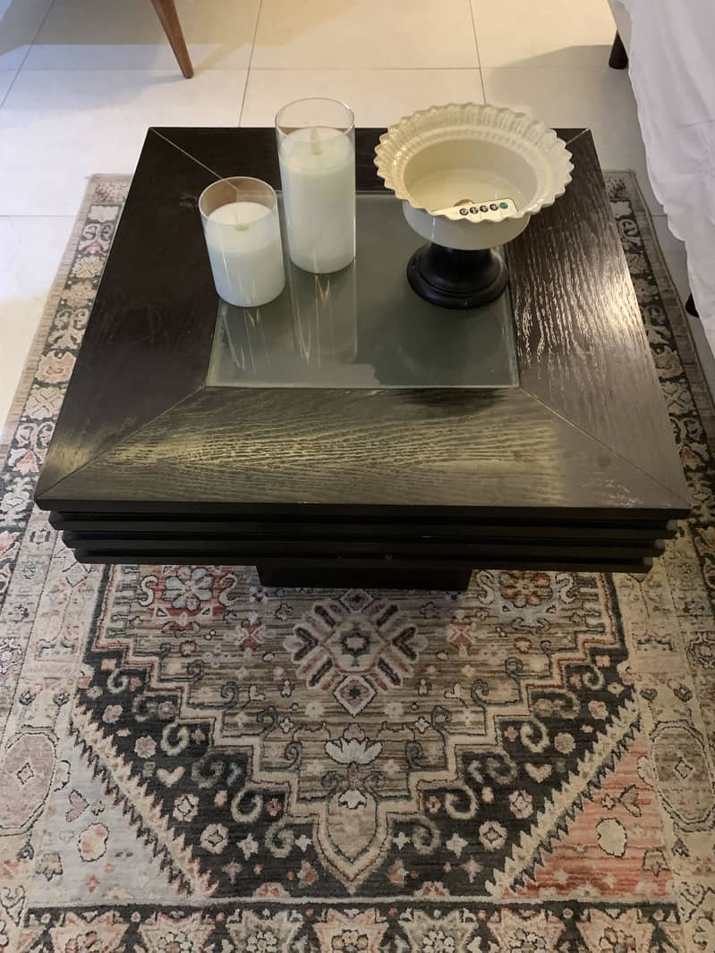 2 solid wooden side tables 2