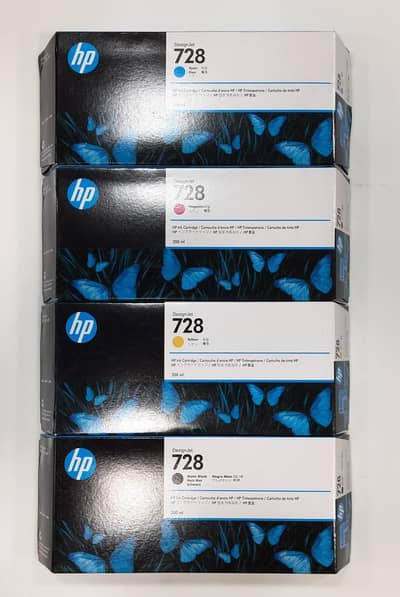 HP 728 Original Ink Cartridge Set | HP DesignJet T730/T830 Plotter