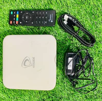 Etisalat Android tv box version 9 4k ultra