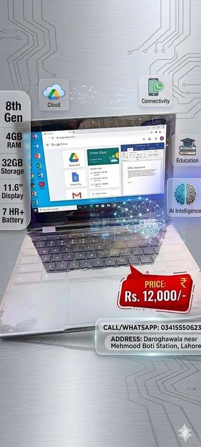 HP Chromebook G8 | 4/32 | 29 Updates | Best for school's , Students |