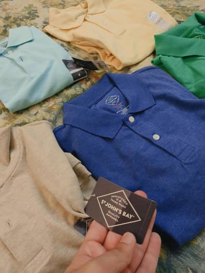 Original St. John's Bay Premium Polo shirts - imported from USA, New