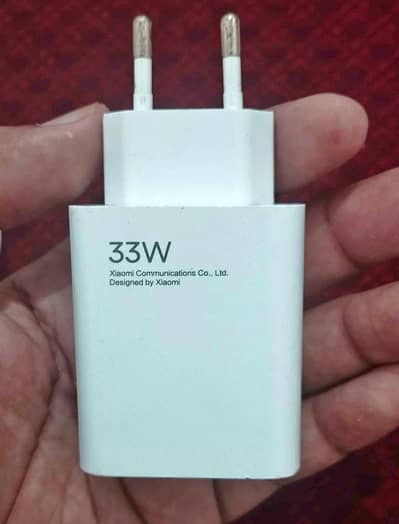 Xaiomi original charger 33 watt with original cable and turbo option