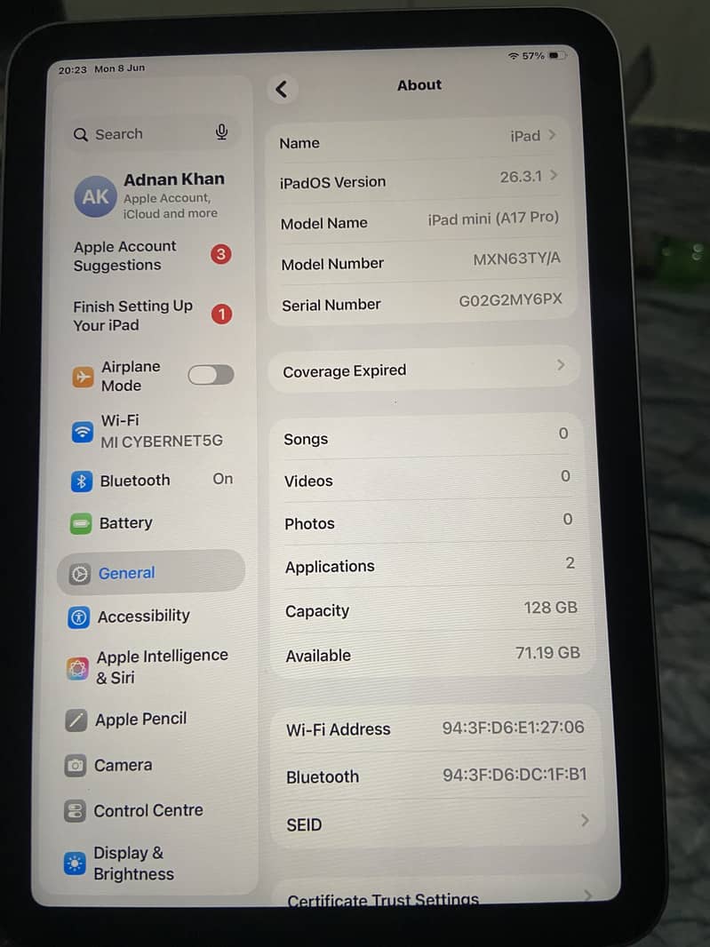 Ipad mini 7 (A17 pro) 5
