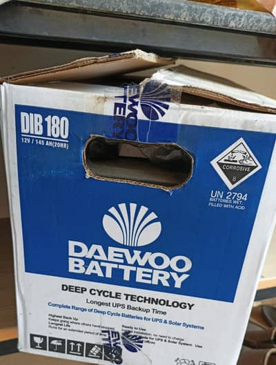 Daewoo Battery Urgent For Sale brand New