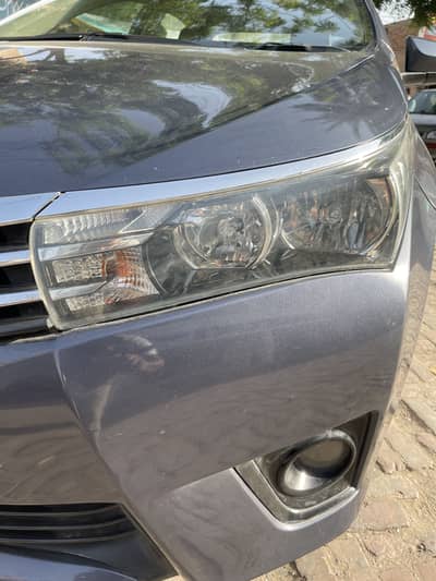 Genuine lights and bumpers and grill complete samaan