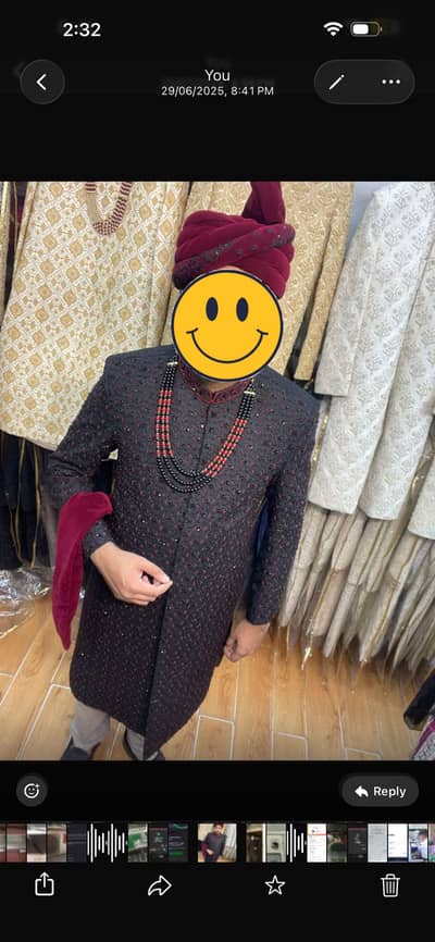 Shirwani hand made