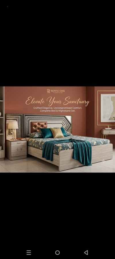 bed Wooden Bed  – Used but Excellent Condition