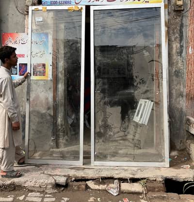 Aluminum sliding door