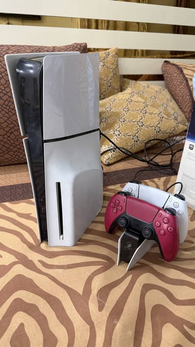 PlayStation 5 Slim Disc Edition with 2 Controllers
