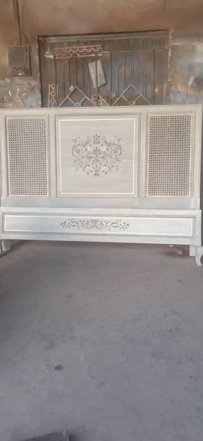 Wooden bed set