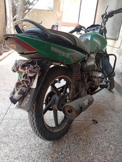 Alloy Rims Disc Brake Self Start Bike 110
