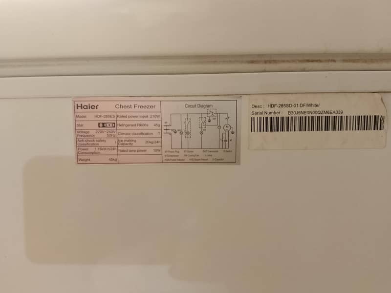 Haier brand new condition 7