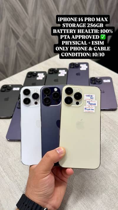 iPhone 14 Pro Max (100% Health)