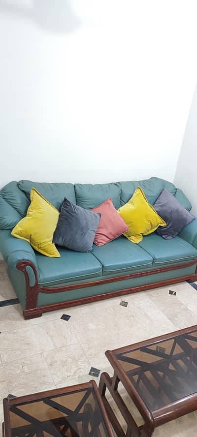 5 seater leather sofas