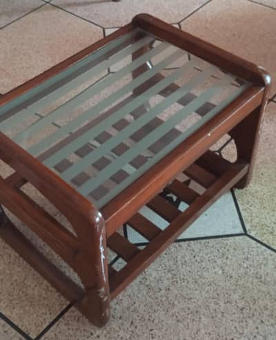 dining set and pair of tables with glass top