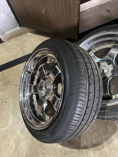 Wheel alloys 17” with yokohama tyres