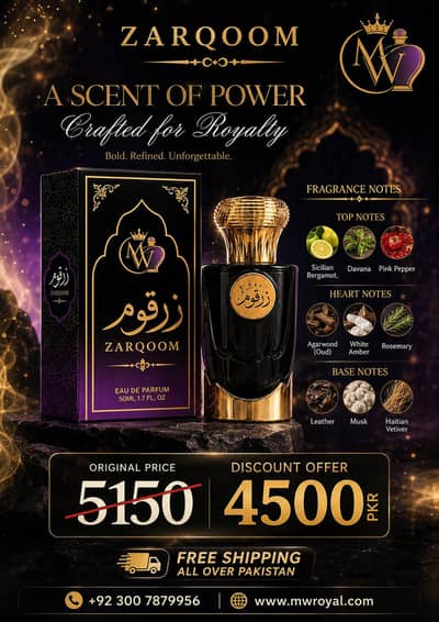 ZARQOOM A Premium Perfume By MW ROYAL