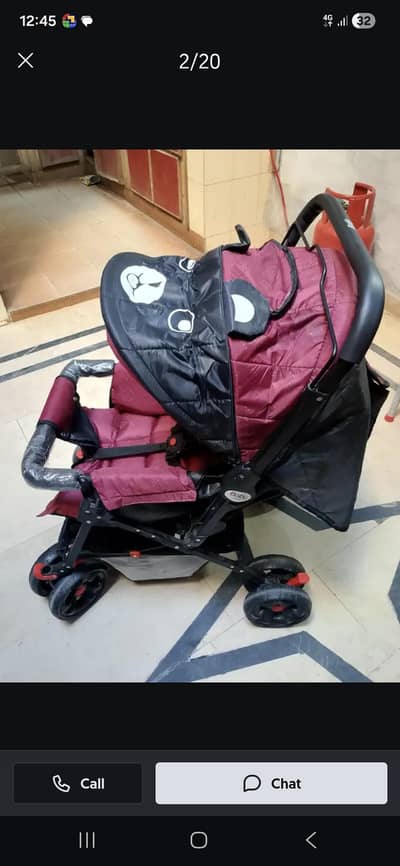 Baby care pram