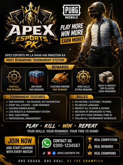 Apex Esports PK - PUBG Mobile Community & Tournaments