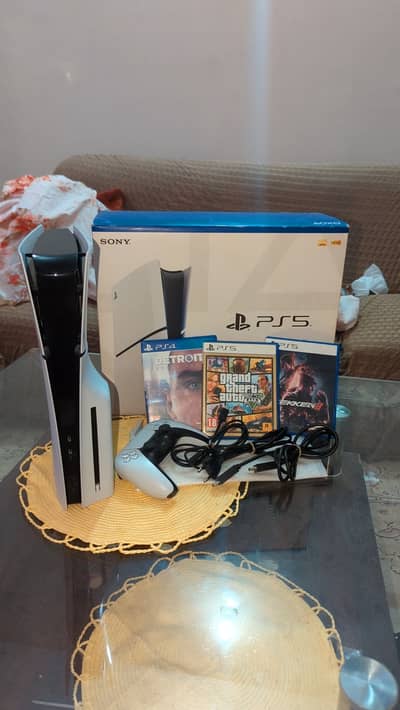 PS5 Slim 1TB Disk Edition [ Slightly Used ].