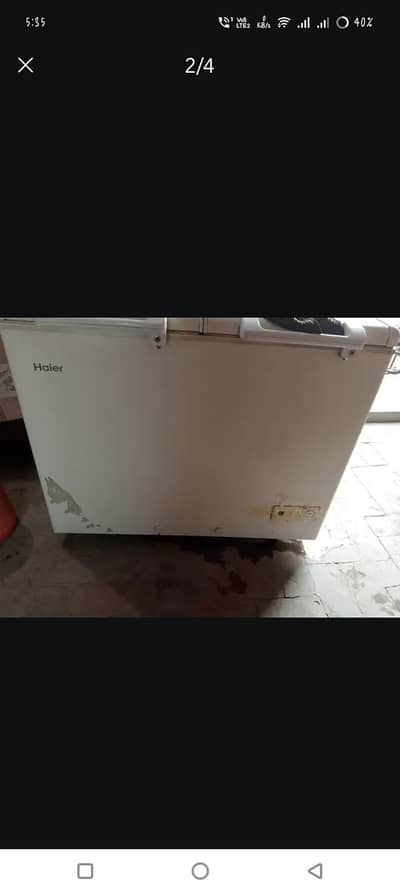 hair deep freezer white color