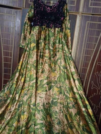 Silk maxi for enegmaents and festive events