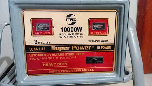 Stabilizer 10000 watt , copper
