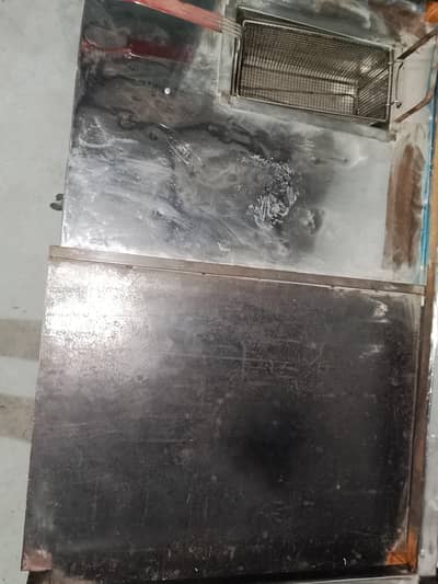 Shawarma burger wala counter