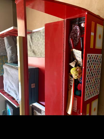 Single Kid Bed Red Truck