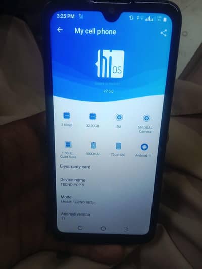 Tecno Pop 5